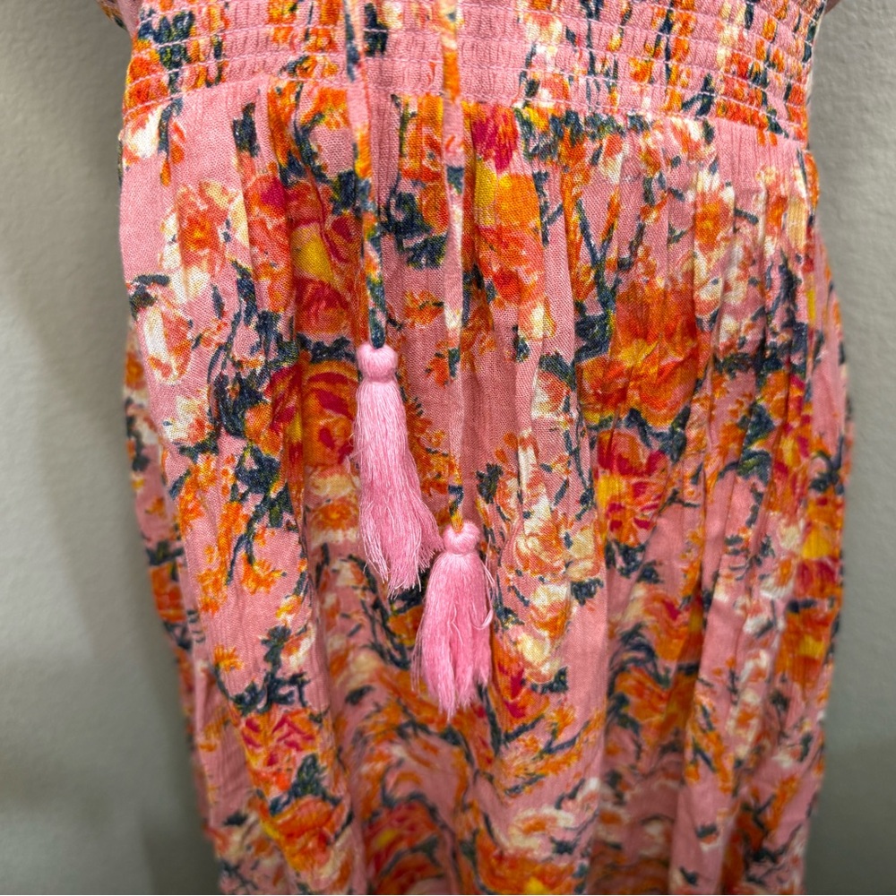 Free People Valentines Washed Ashore Floral Mini Dress- Size XS - Picture 5 of 11